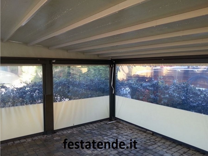 TENDE IN PVC AVVOLGIBILI SCORREVOLI PER GAZEBO E PERGOLE